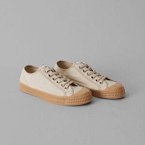 Novesta Beige Canvas Sneakers for Women